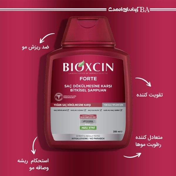 شامپو ضد ریزش موی بیوکسین مدل Bioxcin Forte