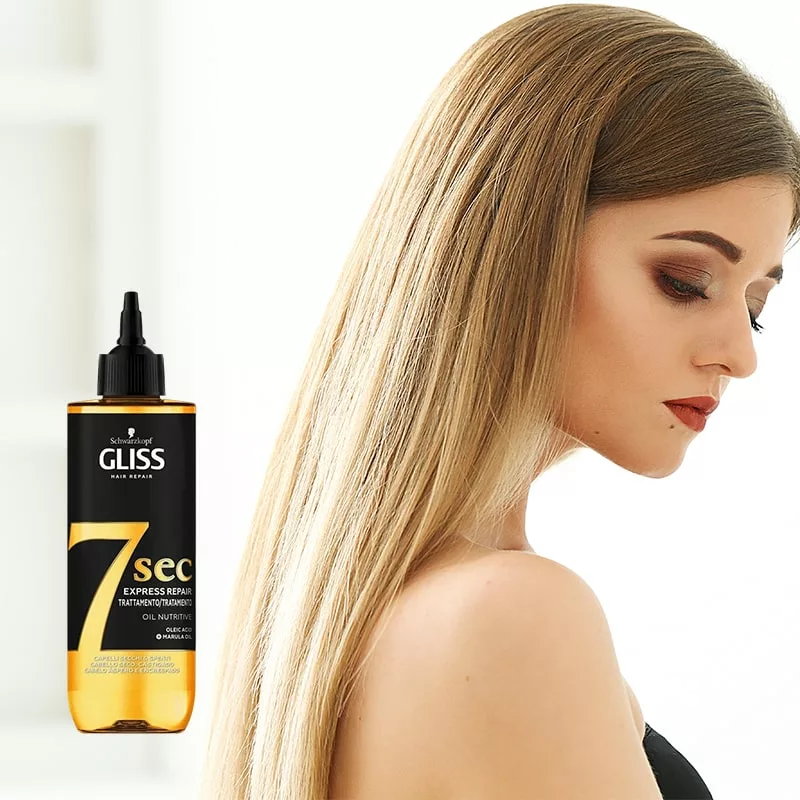 روغن ترمیم کننده 7 ثانیه ای مو گلیس مناسب موهای خشک و مات حجم 200 میی لیتر