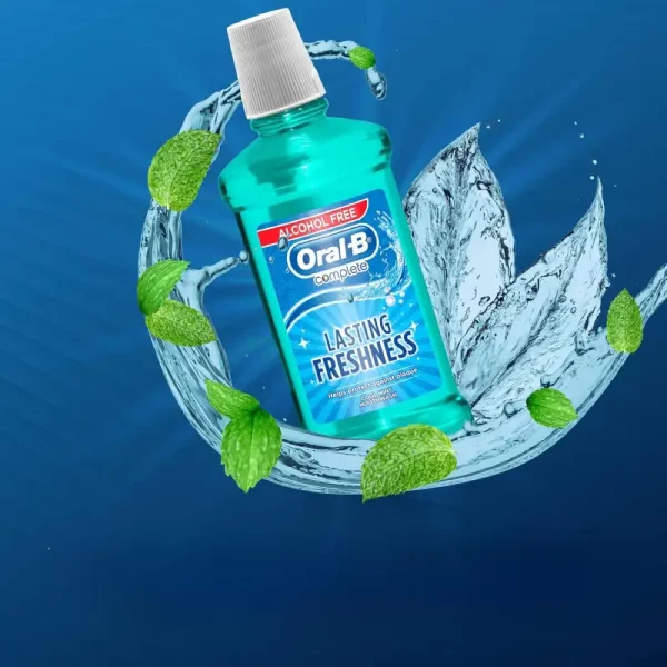 دهان شویه اورال بی مدل Lasting Freshness حجم 500 میل