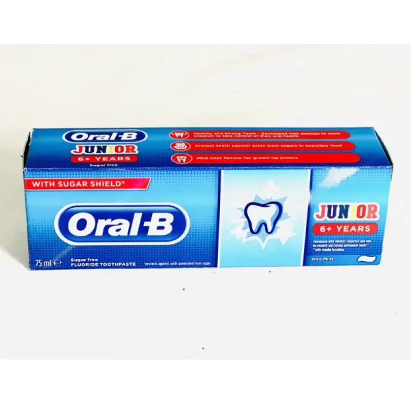 خمیردندان اورال بی جونیور Oral B Junior حجم 75 میلی لیتر