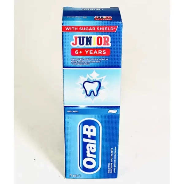 خمیردندان اورال بی جونیور Oral B Junior حجم 75 میلی لیتر