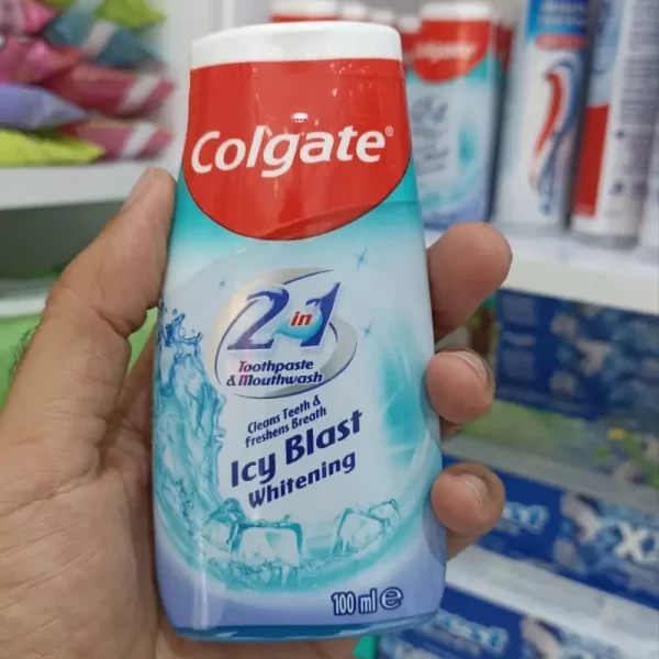 خمیردندان سفید کننده Colgate دهانشویه حجم 100 میل