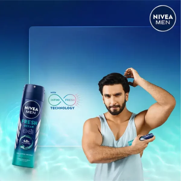 اسپری مردانه نیوآ سری Men مدل Fresh Ocean حجم 150 میل