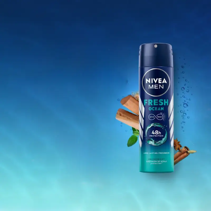 اسپری مردانه نیوآ سری Men مدل Fresh Ocean حجم 150 میل