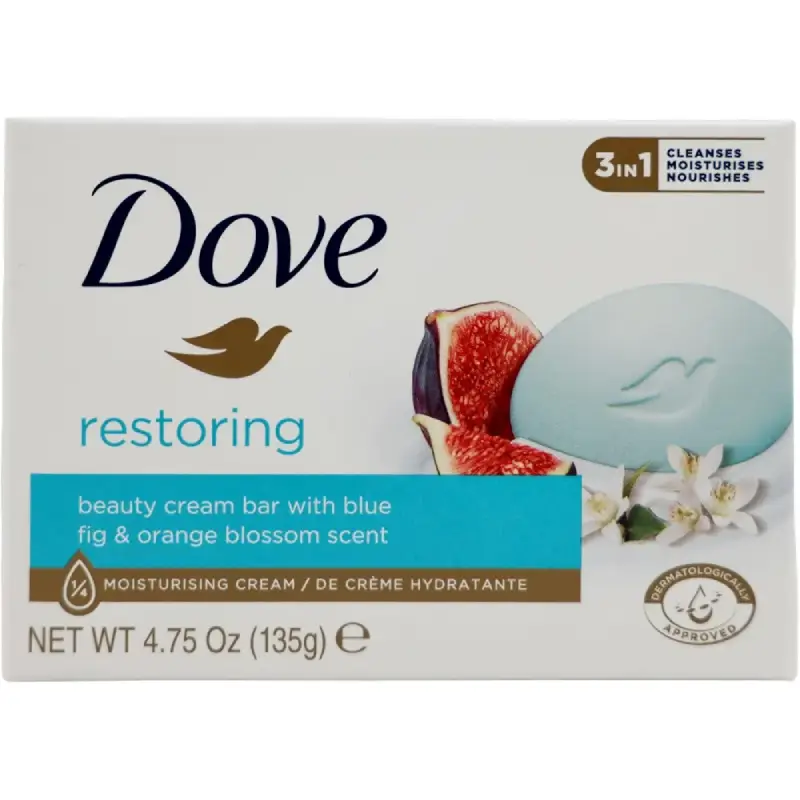 صابون داو Dove با رایحه انجیر و شکوفه پرتقال 135 گرم