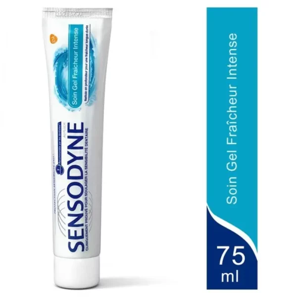 خمیر دندان سنسوداین مدل Soin Gel Fraicheur Intense حجم 75 میل