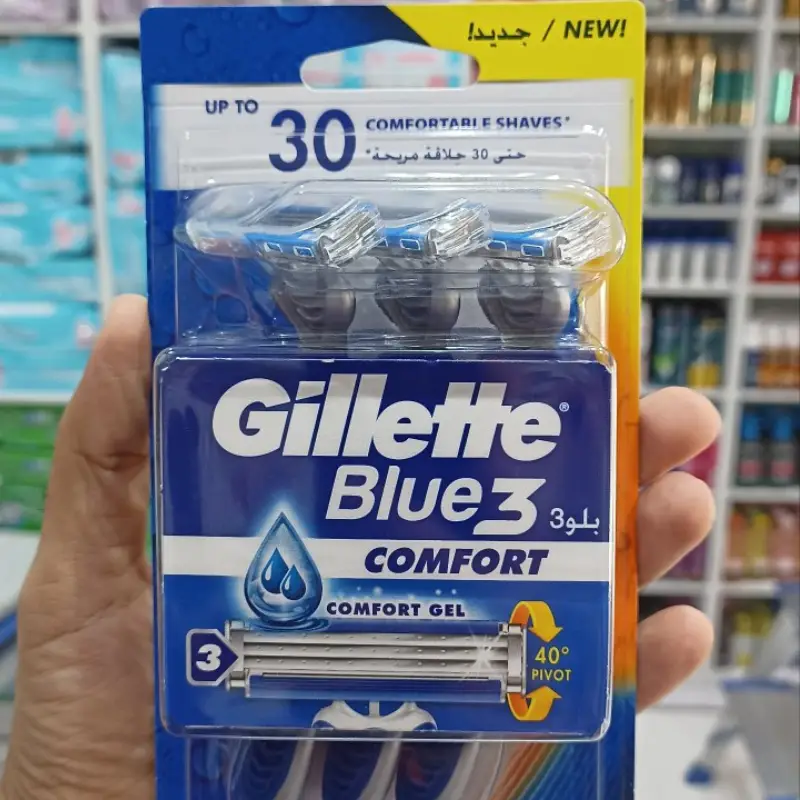 خودتراش سه لبه ژیلت مدل Gillette بسته 3 عددی