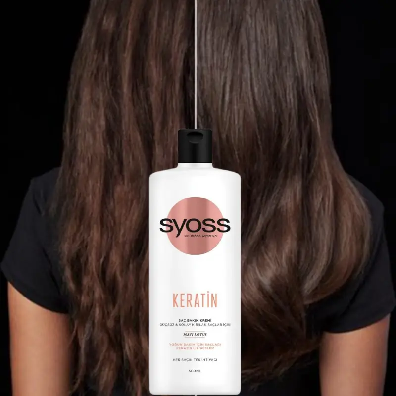 نرم کننده مو کراتین سایوس Syoss Keratin حجم 500 میل