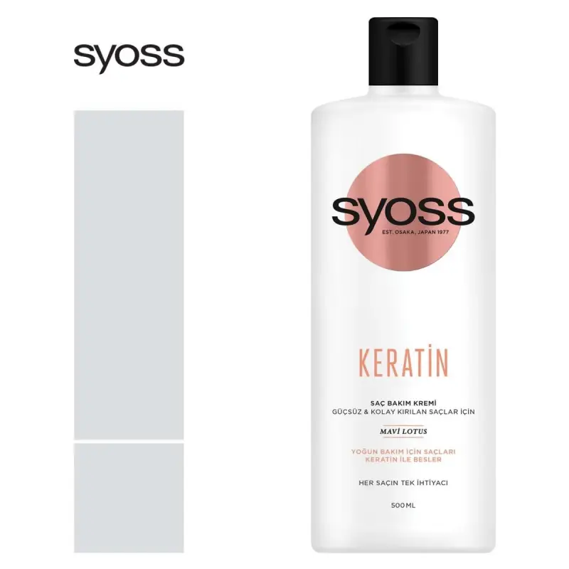 نرم کننده مو کراتین سایوس Syoss Keratin حجم 500 میل