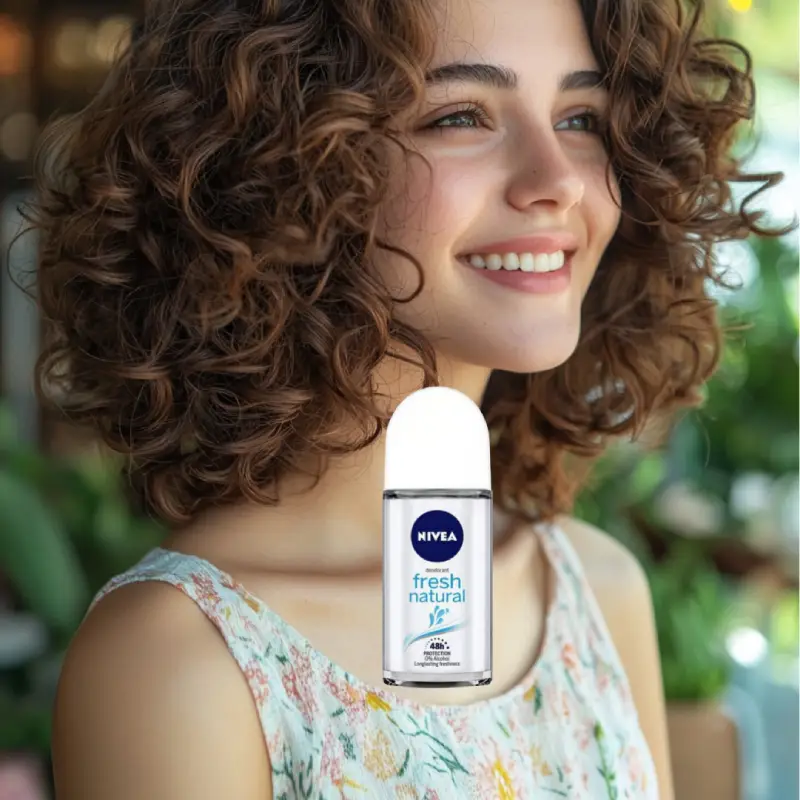 رول ضد تعریق زنانه فرش نچرال نیوآ Nivea Fresh Natural حجم 50 میل