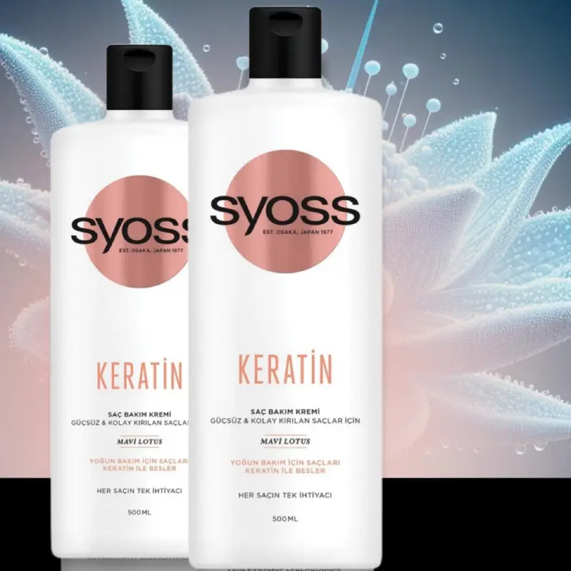 نرم کننده مو کراتین سایوس Syoss Keratin حجم 500 میل