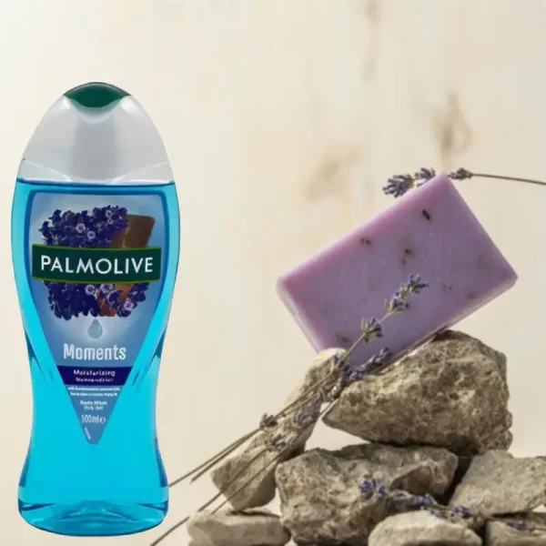 شامپو بدن پالمولیو Palmolive مدل Sandalwood & Lavender حجم 500 میل